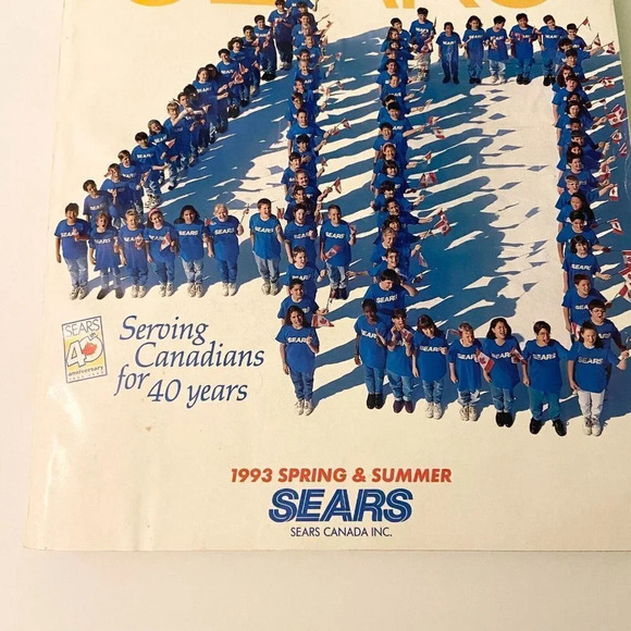 Vintage 1993 Sears Spring and Summer Canada  Catalogue 40th Anniversary Magazine - Picture 3 of 16